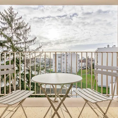 Appartement Cosy With Balcony -6p-proche Paris